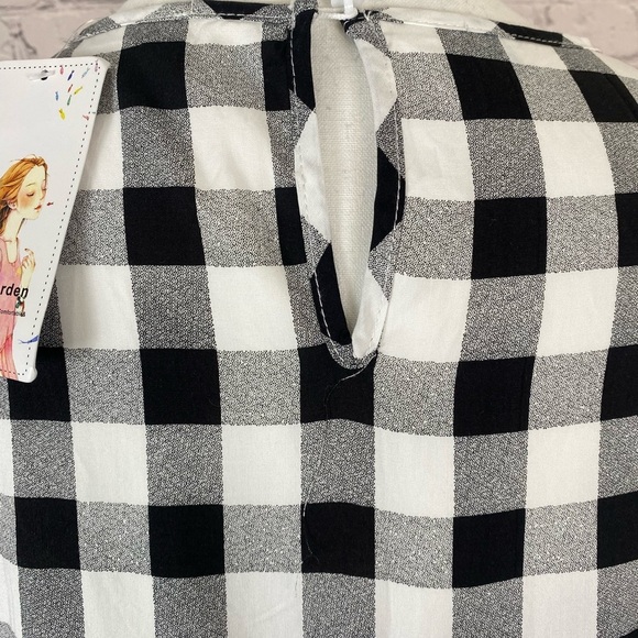 Pretty Garden Buffalo Plaid Dress size Large - Picture 7 of 10